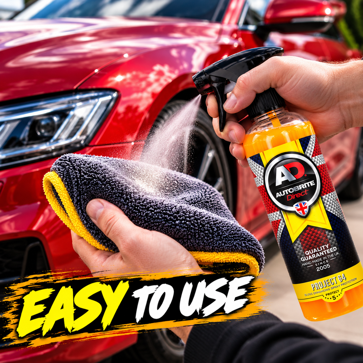 Autobrite Direct Project 64 Gloss Enhancing Spray Protection – 500ml | New 2026 Formula