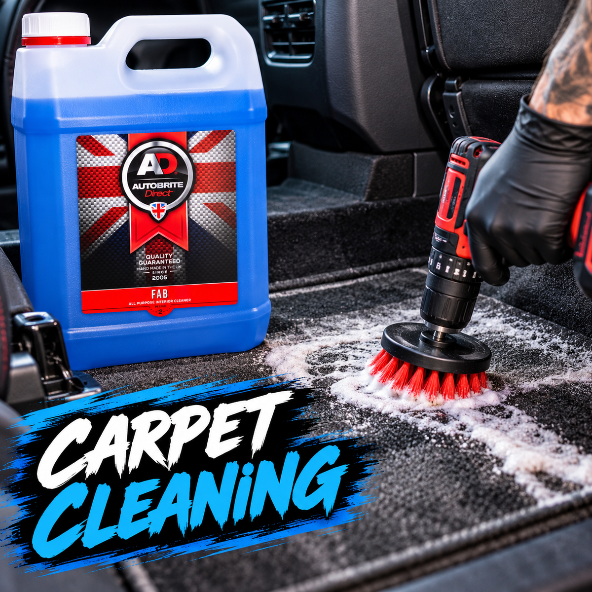 Autobrite Direct FAB Interior Cleaner – New 2026 Formula | 500ml & 5 Litre