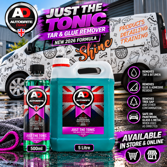 Autobrite Direct Just The Tonic Tar & Glue Remover – 2026 Formula | 500ml & 5 Litre