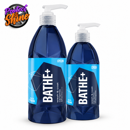 GYEON Q²M Bathe pH Neutral Car Shampoo – Safe Car Wash for Ceramic Coatings – 500ml, 1L
