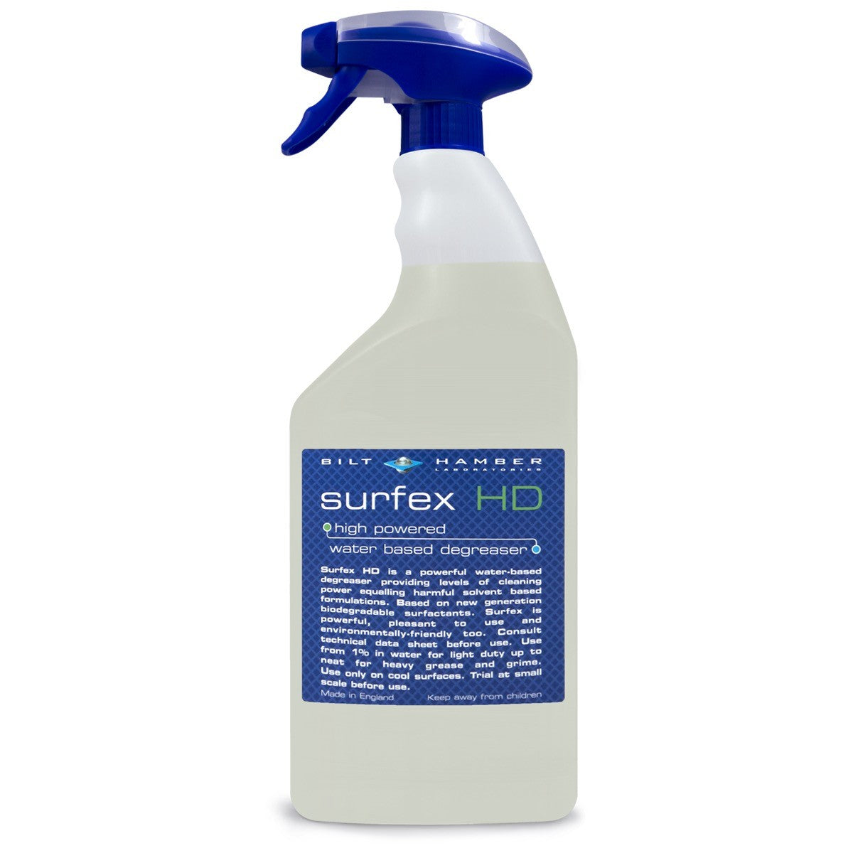 Bilt Hamber Surfex HD Cleaner & Degreaser Solvent Free.