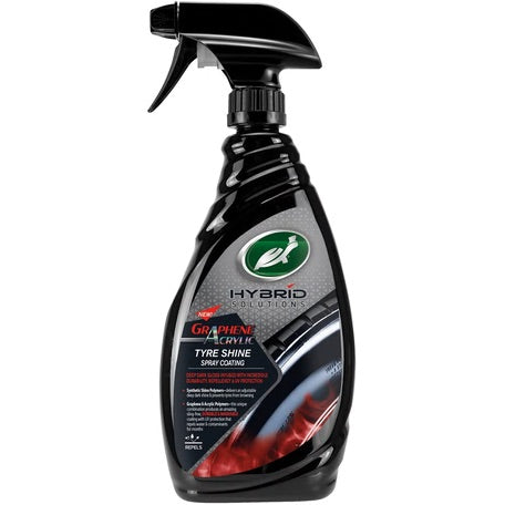 TURTLE WAX - HYBRID SOLUTIONS GRAPHENE ACRYLIC TYRE SHINE SPRAY COATING 680ML