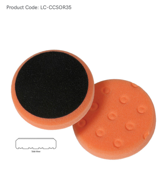 Lake Country CCS Pads - 3.5" - Orange Light Cutting