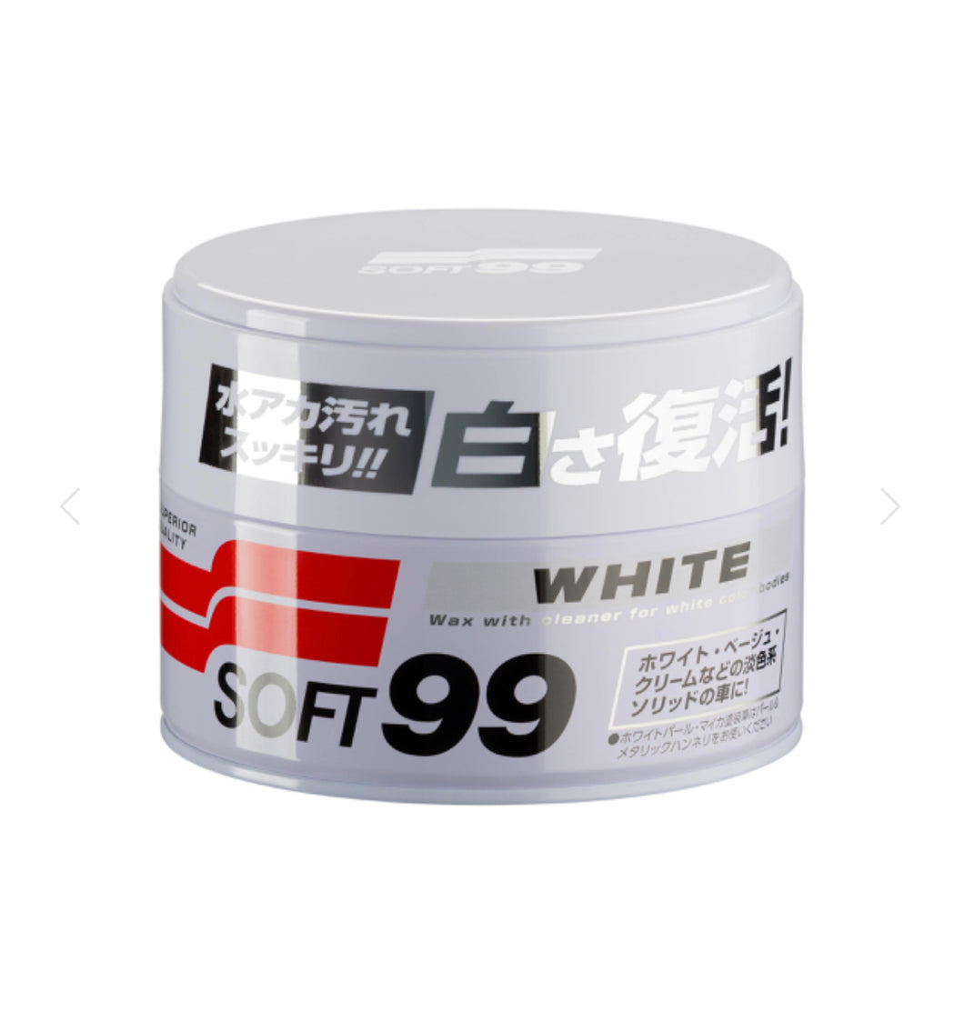 Soft99 - White Soft99 Wax soft car wax, 350 g