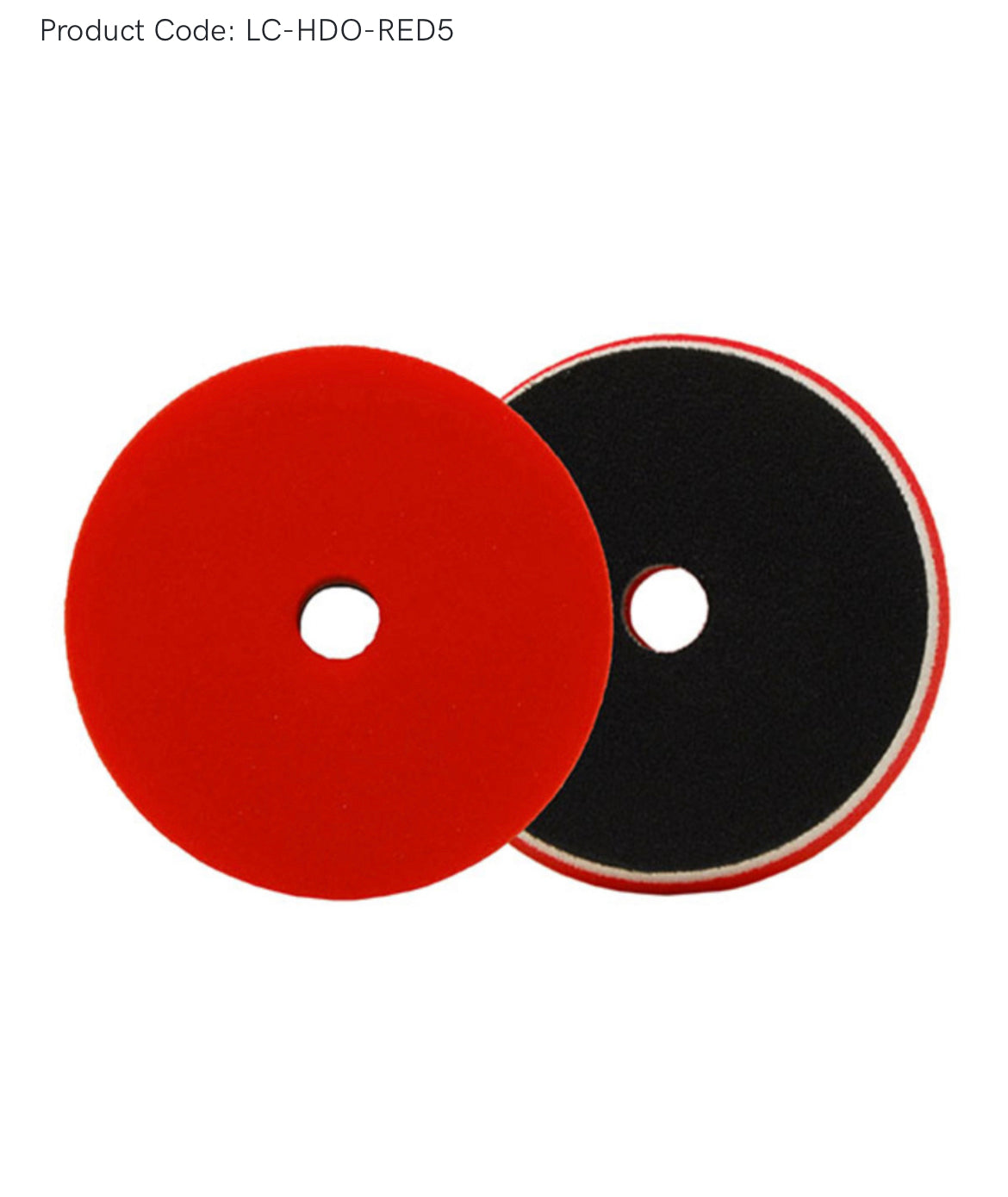 Lake Country HDO Pad - 5.5" - Red Finishing