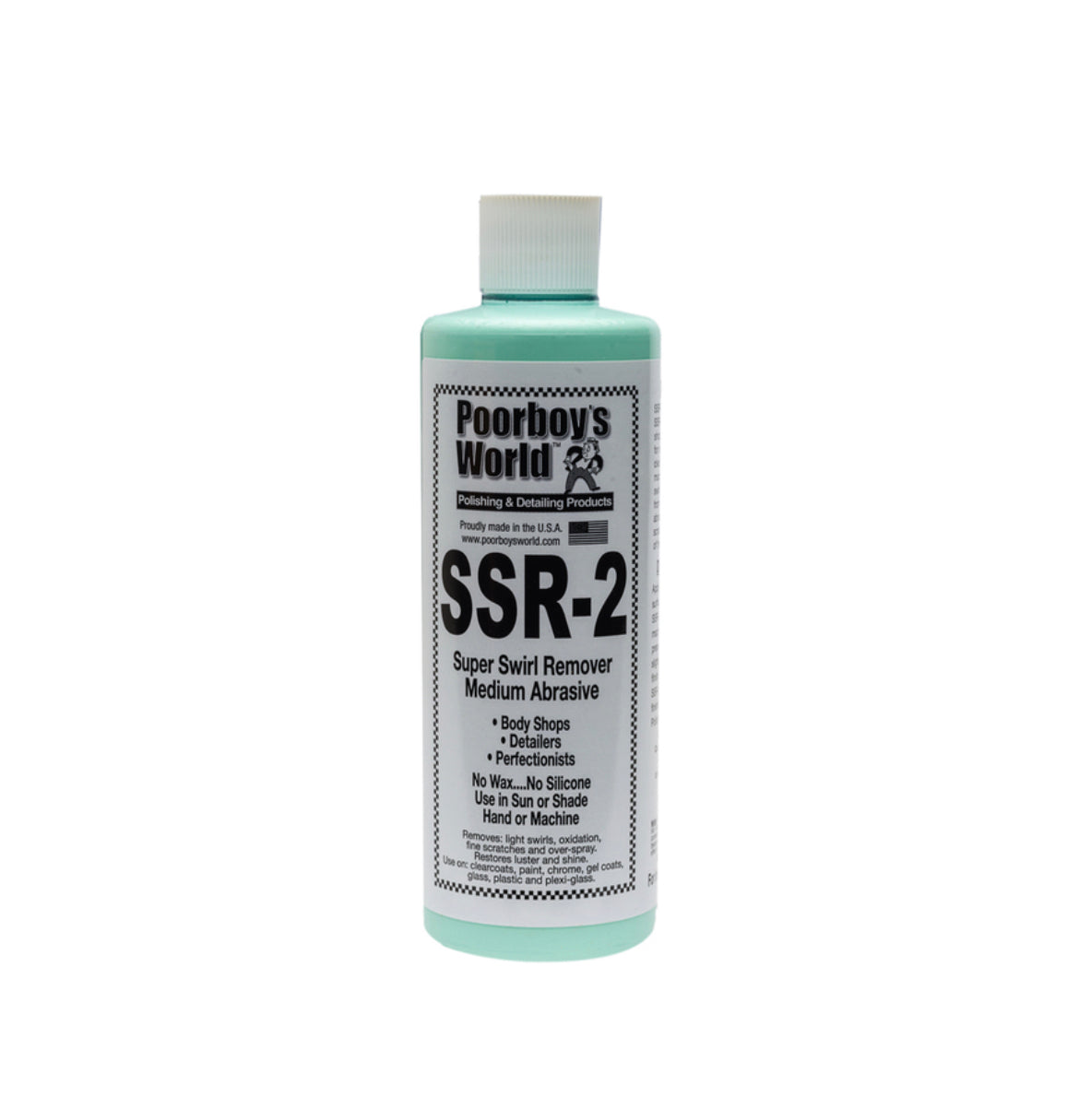 Poorboy's World SSR2 Super Swirl Remover - 16oz 473ml