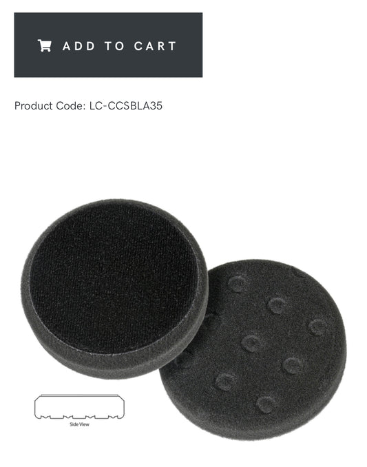 Lake Country CCS Pads - 3.5" - Black Finishing