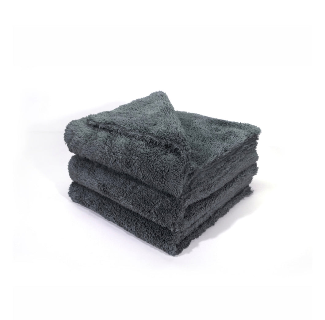 Maxshine Grey Edgeless Plush Microfibre Towel - 3 Pack