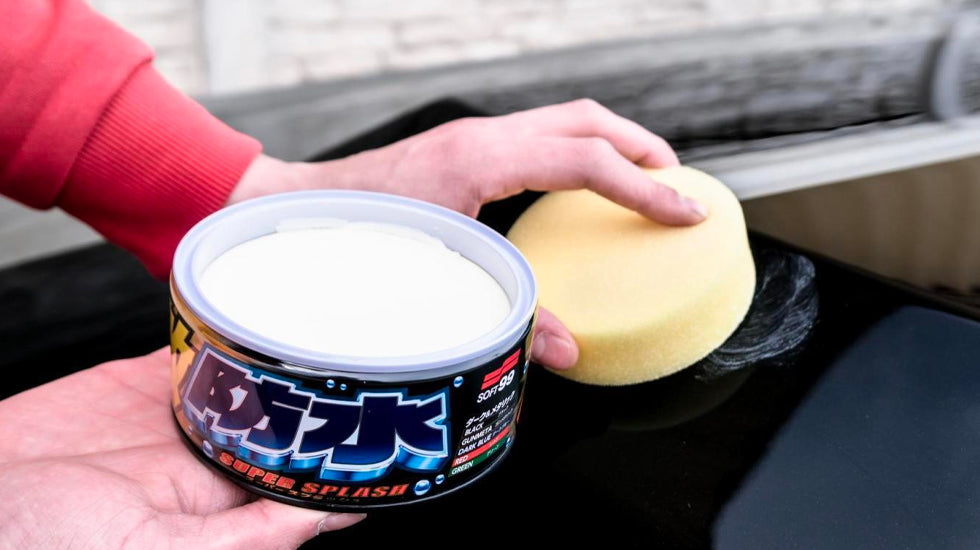 Soft99 - Water Block Super Splash Dark hard car wax, 300 g