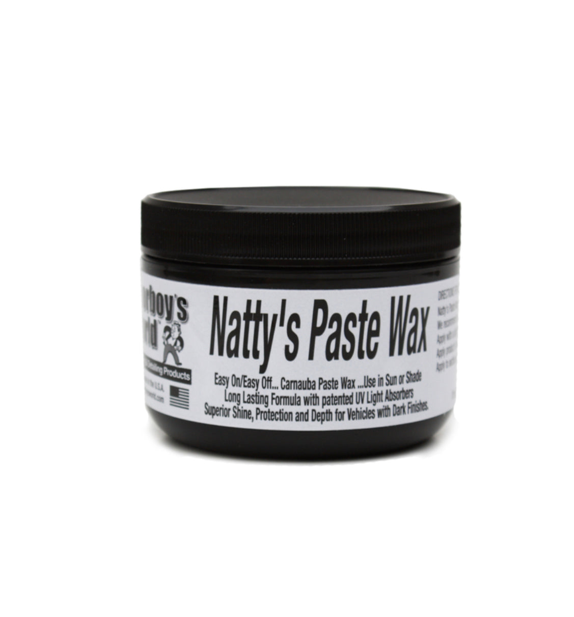 Poorboy's World Nattys Paste Wax BLACK