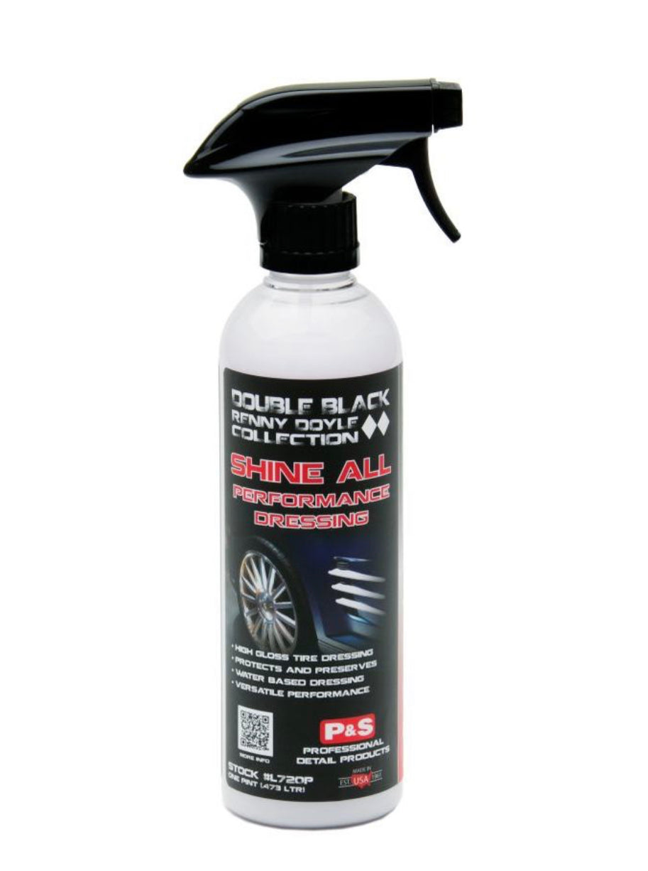 P&S Double Black Shine All Performance Tyre Dressing 16oz 473ml