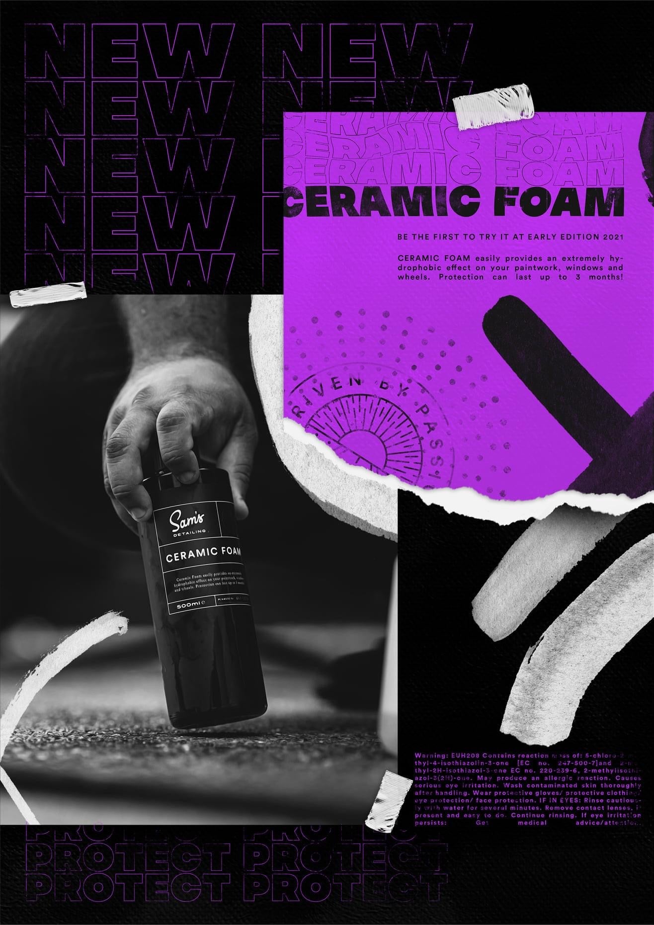 Sam's - Ceramic Foam 500ml.