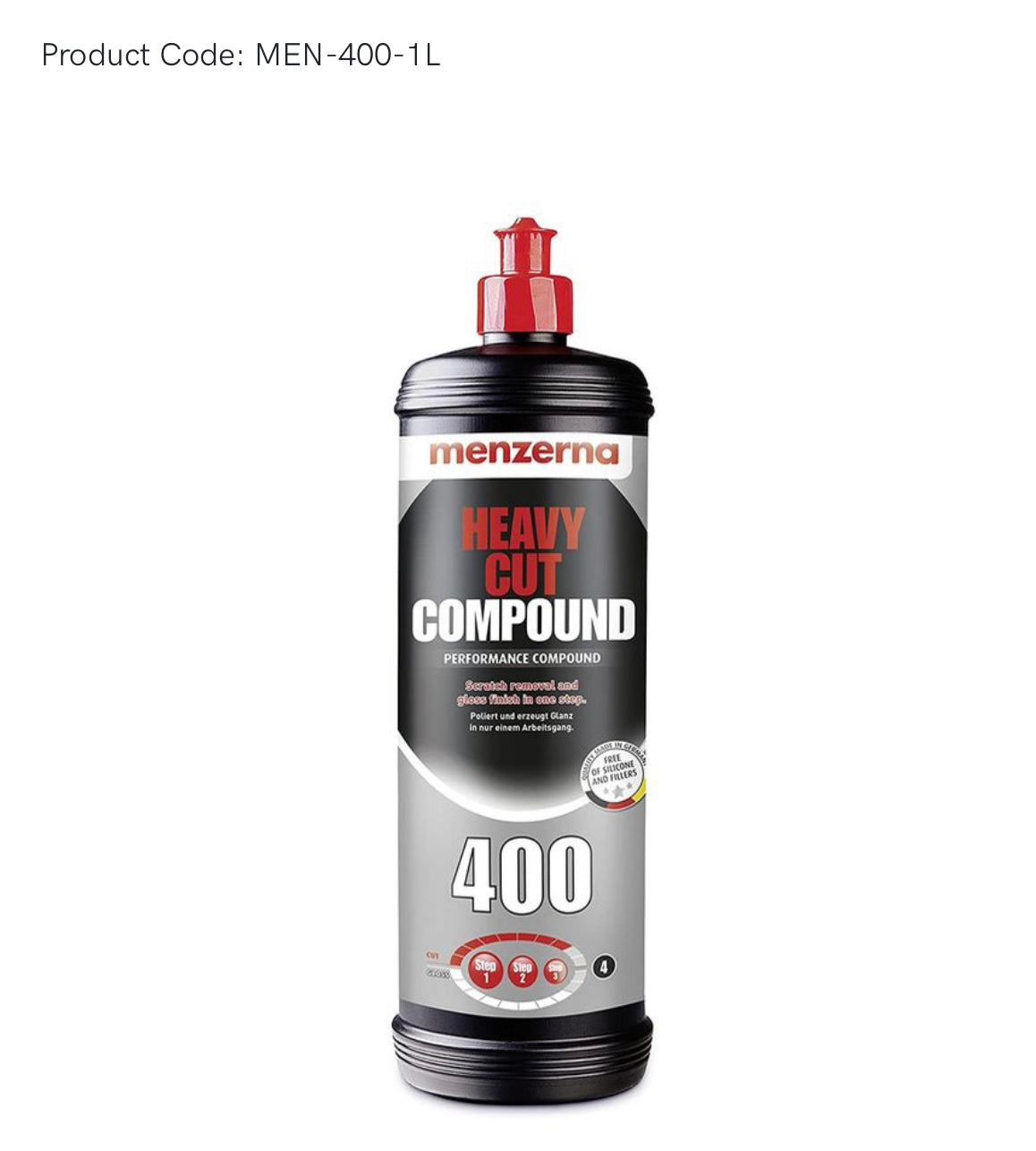 Menzerna - 400 Heavy Cut Compound - 250ml