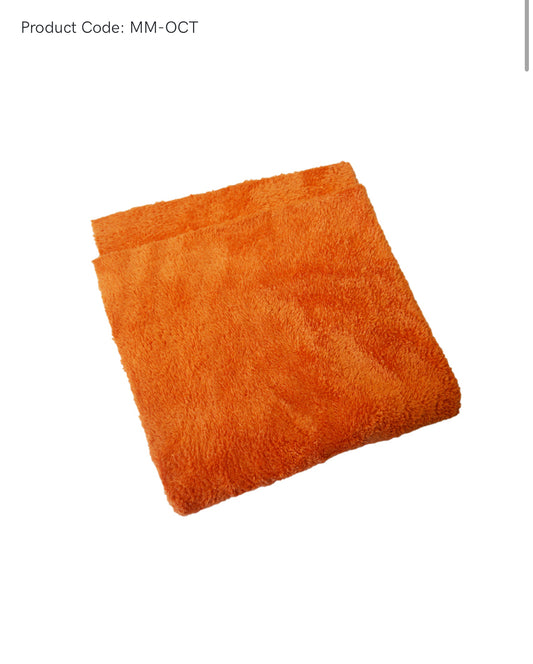 Mammoth Microfibre - Orange Canary - Extra Soft Buffing Towel