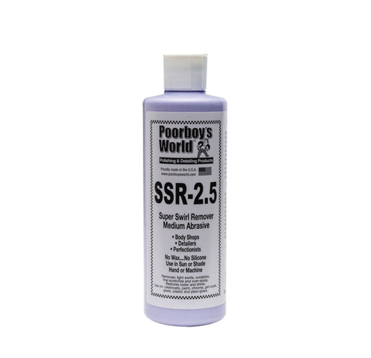 Poorboy's World SSR 2.5 Super Swirl Remover 16oz 473ml