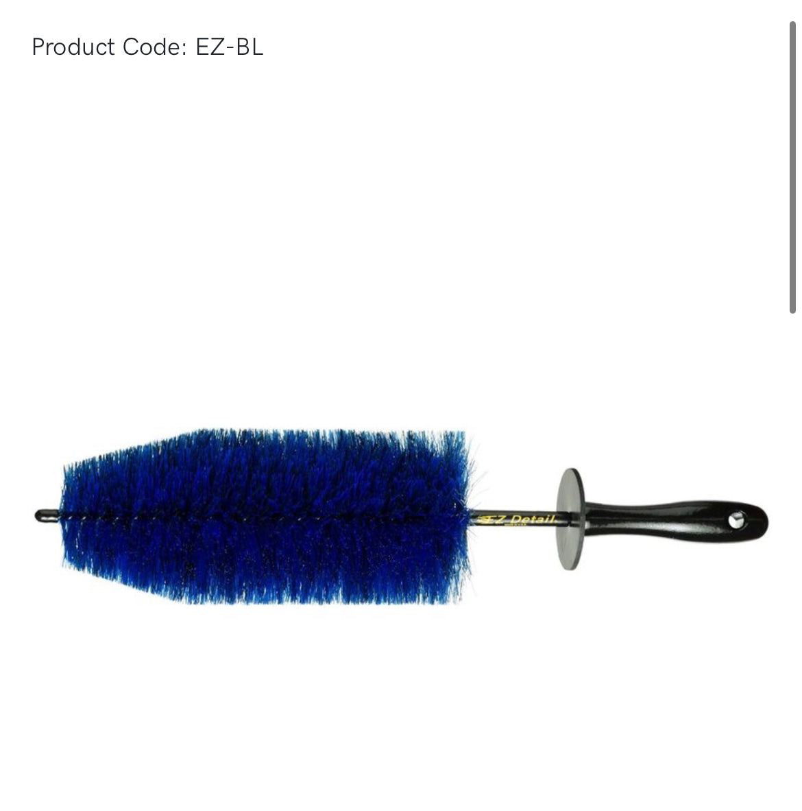 EZ Detail Wheel Brush - Large Wheel Blue