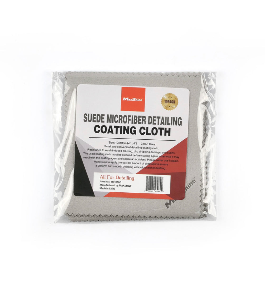 Maxshine Suede Microfibre Ceramic Coating Cloth - 10 Pack