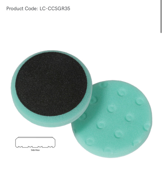 Lake Country CCS Pads - 3.5" - Green Polishing/Finishing