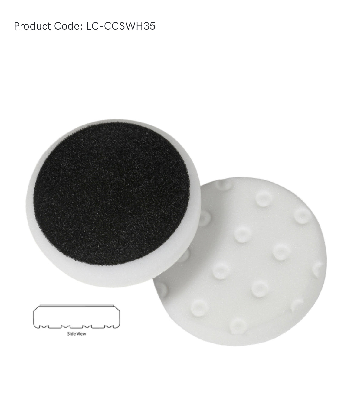 Lake Country CCS Pads - 3.5" - White Polishing