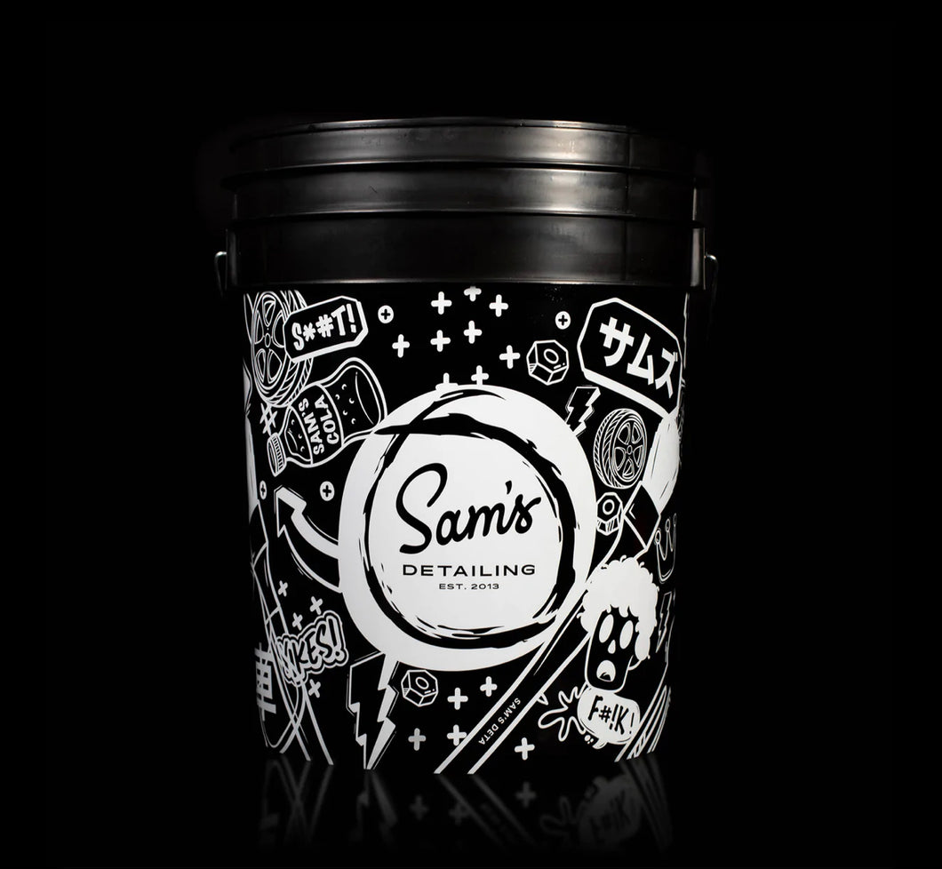 Sam's Detailing - NEW Design Bucket, Lid & Gritguard