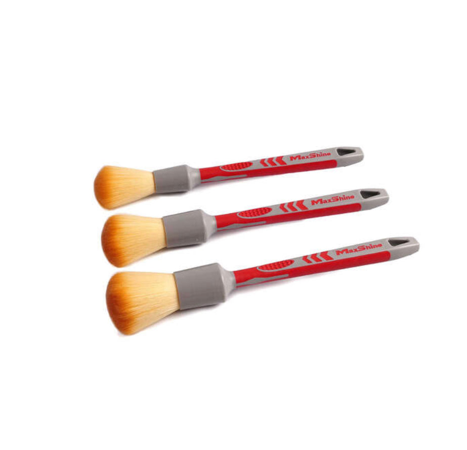 Maxshine Detailing Brush – Red & Grey - Ultra Soft 21mm / 24mm