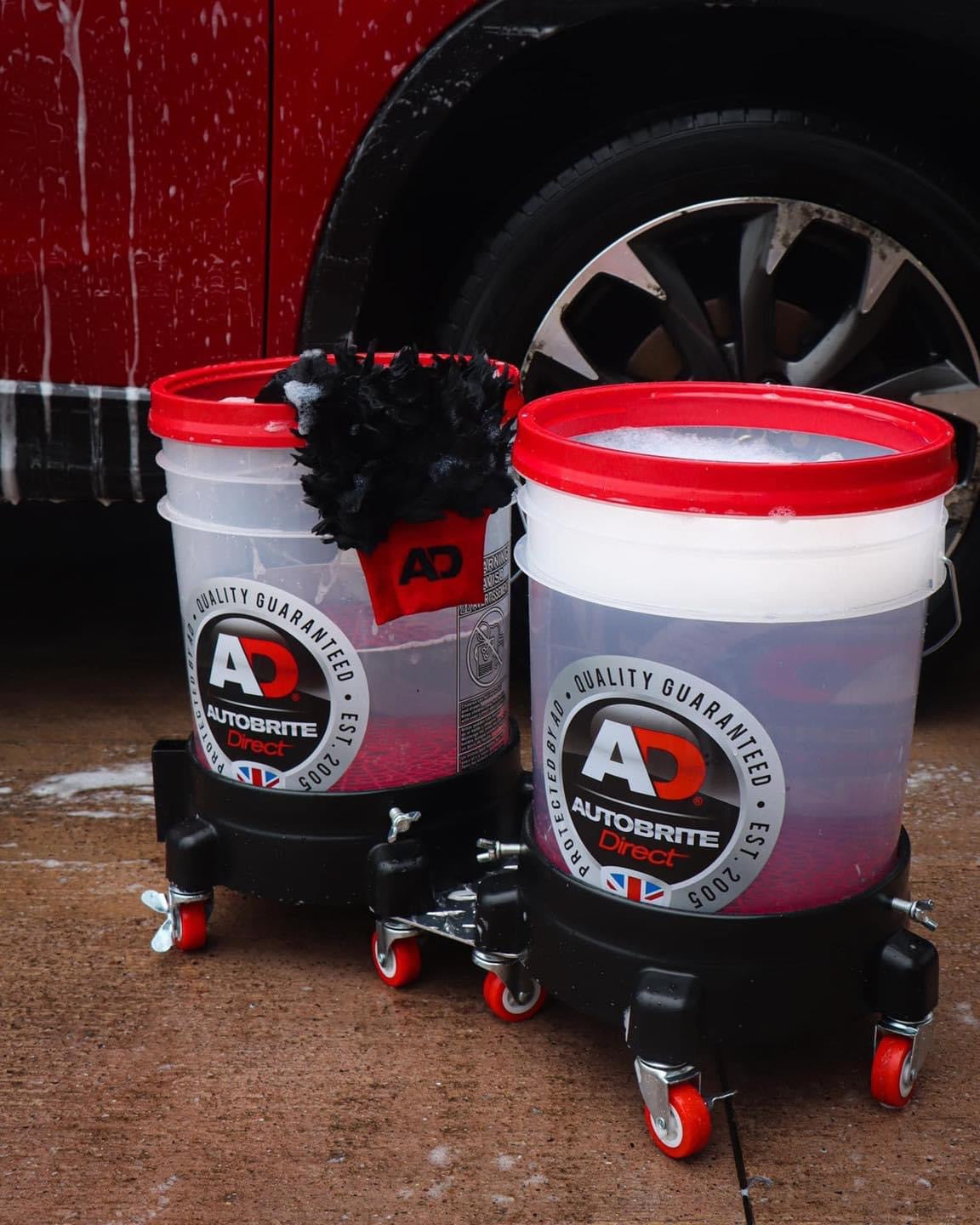 Autobrite - Clear Wash Bucket + Grit Guard + Gamma Lid