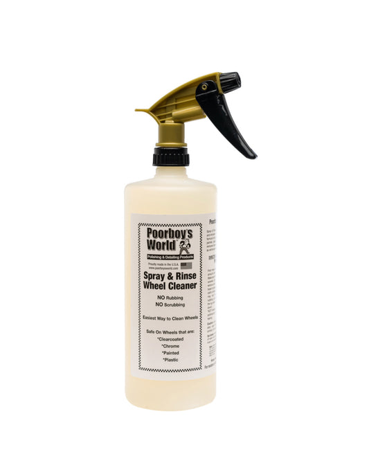 Poorboy's World Spray and Rinse Wheel Cleaner 32oz 946ml